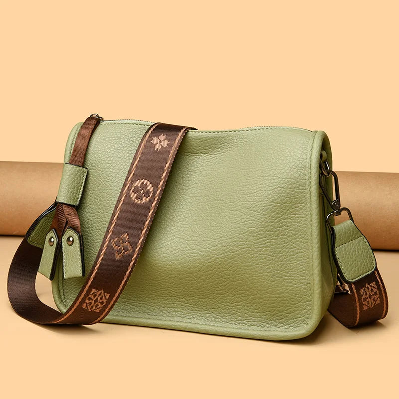 Top Kwaliteit Echt Leren Luxe Schoudertas
