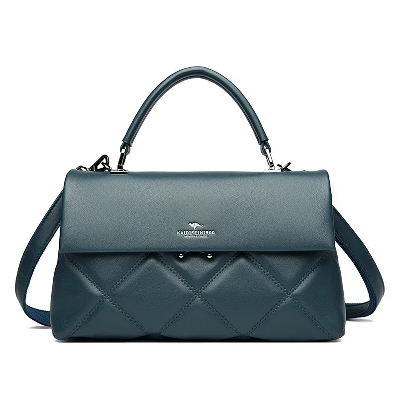 Luxe trendy hand en schoudertas