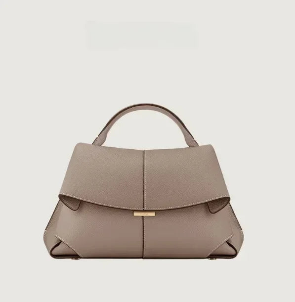 Luxe hoogwaardige trendy lederen dames handtas