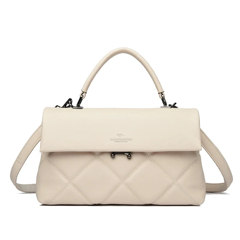 Luxe trendy hand en schoudertas