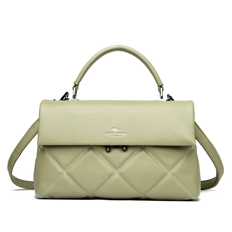 Luxe trendy hand en schoudertas