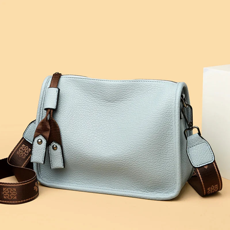 Top Kwaliteit Echt Leren Luxe Schoudertas