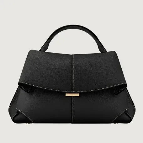 Luxe hoogwaardige trendy lederen dames handtas