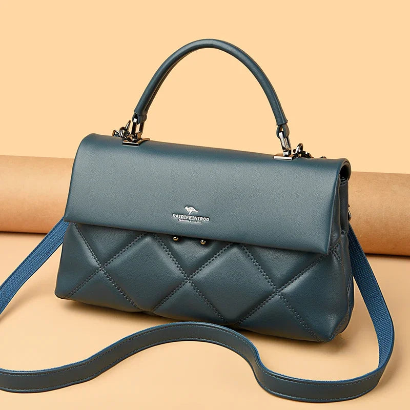 Luxe trendy hand en schoudertas